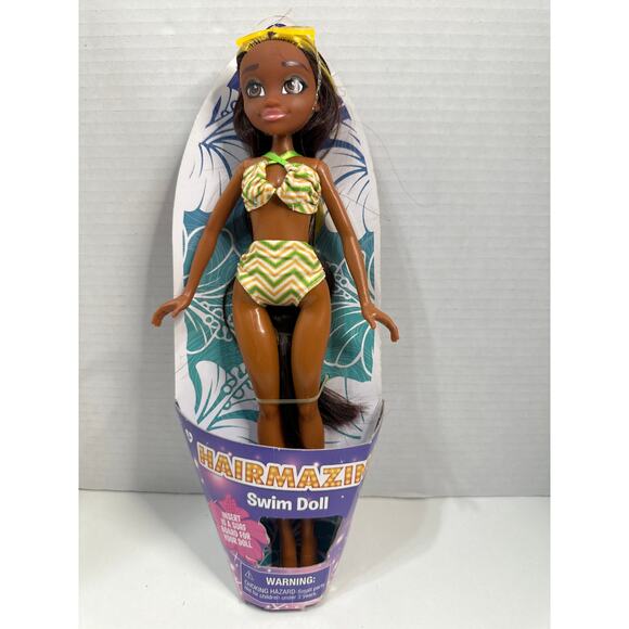 Hair Amazing Swim Doll, Insert Is a Surf Board for the doll. - Picture 1 of 6